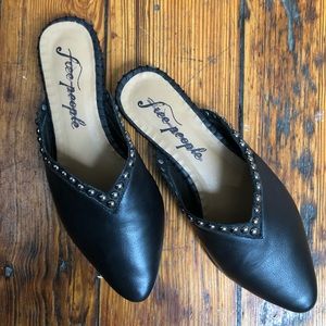 Free People Studded Mules Sz 36